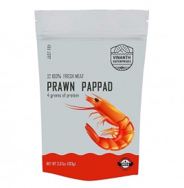 Vinanth Enterprises Prawn Pappad (100% Fresh Meat)  Pack  100 grams